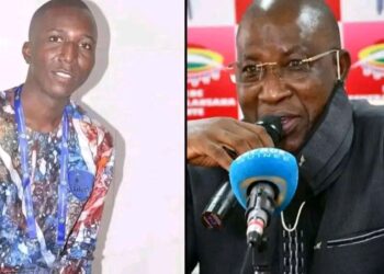 LGFP-CI Kamsar Le Général à la retraite Mathurin Bangoura élève  un serpent dans sa propre cour!