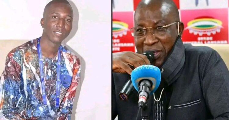 LGFP-CI Kamsar Le Général à la retraite Mathurin Bangoura élève  un serpent dans sa propre cour!