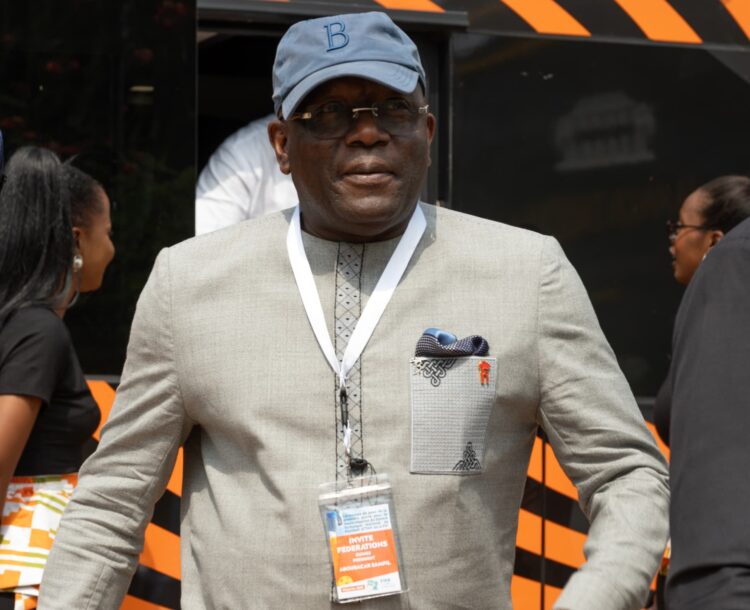 Côte d’Ivoire-Fédération Ivoirienne de Football :Le Président de la FGF Aboubacar Sampil assiste à la pose de la première pierre de la réhabilitation du CTNF !