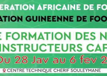 CAF-FGFDes instructeurs locaux à l’école de la Confédération Africaine de football !