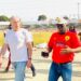 Stade 28 septembre:Le DNAS, le président Bouba Sampil et le sélectionneur national Michel Dussuyer, sur les chantiers!