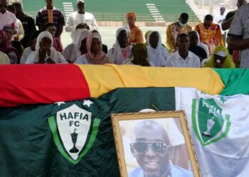 Football guinéen-Disparition: Ultime hommage rendu à Ibrahima Sory Bah dit “Marco” au stade Petit Sory de Nongo!